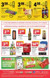 SPAR mini gazetka Strona 4: Wafelek Grześki €3,58, Napój gazowany Pepsi €4,58