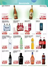 Volantino Gala Supermercati Pagina 19: Spritzoso La Gioiosa €3,79, Birra Messina Cristalli di Sale €3,29
