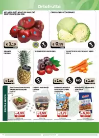 Volantino Gala Supermercati Pagina 6: Ananas Orsero €1,29, Susine nere Angeleño €1,99