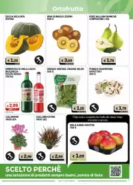 Volantino Gala Supermercati Pagina 7: Spinaci Natura Chiama Selex €1,29, Funghi champigno affettati €1,79