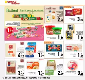 Volantino Conad Superstore Pagina 12: Gamberetti in salamoia Conad €3,39, Hummus di ceci Conad senza glutine €1,79