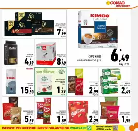 Volantino Conad Superstore Pagina 17: Bon bon Maltesers €2,29, Orzo Macinato per moka biologico verso natura €1,29