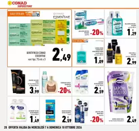 Volantino Conad Superstore Pagina 20: Collutorio pasta del capitano €1,29, Shampoo Head&Shoulders €2,59