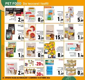 Volantino Conad Superstore Pagina 24: Crocchette per cani Petfriends Plus €6,79, Adventuros €1,25