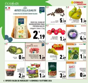 Volantino Conad Superstore Pagina 4: Carta delle Insalate Vivace Bonduelle €1,49