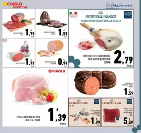 Volantino Conad Superstore Pagina 9: Prosciutto di San Daniele DOP Saporidintorni Conad €2,79