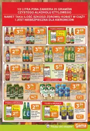Gama gazetka Strona 11: Piwo Kasztelan €2,69, Piwo Lech €2,99
