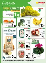 Volantino Conad Margherita Pagina 4: Insalata classica Conad Percorso Qualità €0,99, Banane gialle Orseo €1,39
