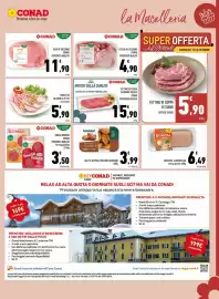 Volantino Conad Margherita Pagina 5: Coscia di tacchino Conad €4,90, Smash Burger Conad €3,50