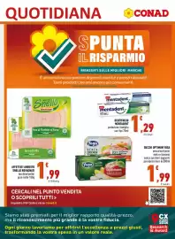 Volantino Conad Margherita Pagina 7: Affettati arrosto Snello Rovagnati €1,99, Succhi Optimum Yoga €1,99