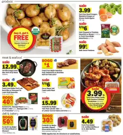 Meijer weekly ad week 41 Page 2: -produce buy 2, get 1 FREE of equal or lesser value Organic Potatoes or Tomatoes* 10 oz-3