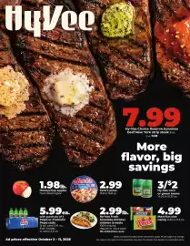 Hy-Vee weekly ad week 41 Page 1: HyVee R 1.98 Ib. Honeycrisp apples from Washington Jack's ORIGINAL THIN 2.99 Jack's pizza