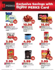 Hy-Vee weekly ad week 41 Page 5: H PERKS ROMAINE HEARTS B BUD FRESH VEGETABLES Exclusive Savings with HyVee PERKS Card Beef