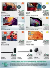 Catálogo El Corte Inglés Página 12: Samsung - televisor oled €19.299,00, Samsung - projector portátil €449,00