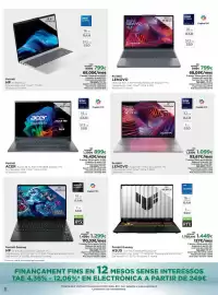 Catálogo El Corte Inglés Página 8: Asus - portátil gaming €1.799,99, Hp - portátil €799,00