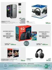Catálogo El Corte Inglés Página 9: Nintendo - super mario galaxy + super mario galaxy 2 €509,90, Compra-ho €539,90