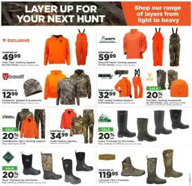 Mills Fleet Farm weekly ad week 41 Page 13: ScentBlocker Men's Hunting Apparel