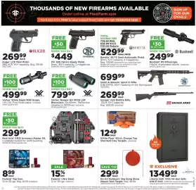 Mills Fleet Farm weekly ad week 41 Page 16: Fn Herstal Fn 309 Optics Ready Pistol €449,00, Ruger Lcp Max Pistol €269,99