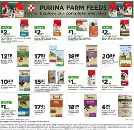 Mills Fleet Farm weekly ad week 41 Page 25: Nutrena NatureWise Harvest Blend €20,99, Sprout meat maker crumble €18,99