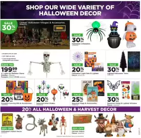 Mills Fleet Farm weekly ad week 41 Page 3: Seasonal Clings & Lighted Window Decor, Lighted Halloween Trees