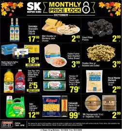 Super King Markets weekly ad Page 4: SK PRICE LOCK MONTHLY SUPER KING OCTOBER ① 63 Corralejo Reposado Tequila 750 ml Mild