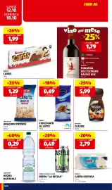 Volantino ALDI settimana 42 Pagina 24: Snack Fun arachidi tostate salate €1,29, Riquet Cioccolato al latte €0,69