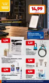 Volantino ALDI settimana 42 Pagina 26: Workzone lucchetti €2,49, Lampadine LED Casalux €1,99