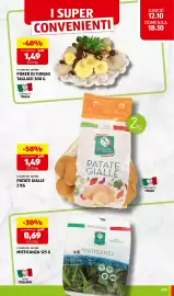 Volantino ALDI settimana 42 Pagina 5: I colori del sapore misticanza €0,69, I colori del sapore patate gialle €1,49