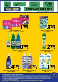 Folleto Cash Fresh Página 5: Nestlé - gama leches liquida nativa 3 €89,00, Lavandera - gama lejas con detergente €0,99