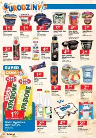 E.Leclerc gazetka | Ostrow Wielkopolski Strona 6: Mleko Łaciate 2%/3,2% Mlekpol €2,99, Jogurt 7 zbóż Men Bakoma €3,99