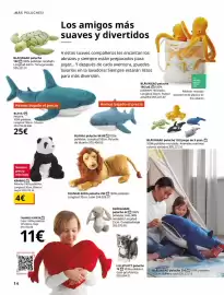 Catálogo IKEA Página 14: Peluche €12,00, Lilleplutt peluche €7,00