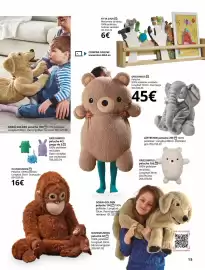 Catálogo IKEA Página 15: Djungelskopf €16,00, Eluche €25,00