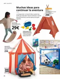 Catálogo IKEA Página 20: Trendra de juguetes €29,00, Sandig juego helado de playa €4,00