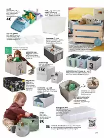 Catálogo IKEA Página 25: Glis caja con tapa €4,00, Barndrón caja €11,00
