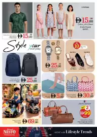 Nesto catalogue Page 10: تي شيرت رياضي رجالي متنوع Men's Sports T-Shirt asstd. 15.00 Style your everyday 2-16 Years #15.00