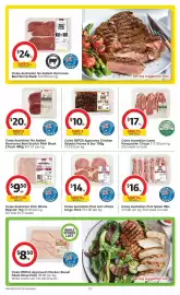 Coles catalogue week 41 Page 22: Coles RSPCA Approved Chicken Kebabs Honey & Soy €10,00