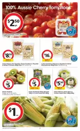 Coles catalogue week 41 Page 25: Coles Australian Baby Spinach €5,00, Coles Natural Cashews €8,50