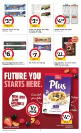 Coles catalogue week 41 Page 32: Nescafe Blend 43 Instant Coffee €22,00, Health Lab Protein Wafer or Protein Bar €3,50