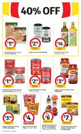 Coles catalogue week 41 Page 34: Heinz Big Red Soup €2,10, Mutti Polpa or Whole Peeled Tomatoes €1,80