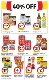 Coles catalogue week 41 Page 34: Heinz Big Red Soup €2,10, Mutti Polpa or Whole Peeled Tomatoes €1,80