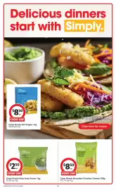 Coles catalogue week 41 Page 36: Coles Simply Shredded Cheddar Cheese €8,50, Coles Simply Peas Snap Frozen €2,50