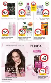 Coles catalogue week 41 Page 45: Palmolive Naturals Body Wash €9,00, Gillette Fusion 5 Razor Kit €16,00