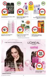 Coles catalogue week 41 Page 45: Palmolive Naturals Body Wash €9,00, Gillette Fusion 5 Razor Kit €16,00