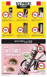 Coles catalogue week 41 Page 9: L'Oréal Paris True Match Liquid Foundation €17,00, Maybelline Instant Eraser Concealer €12,50
