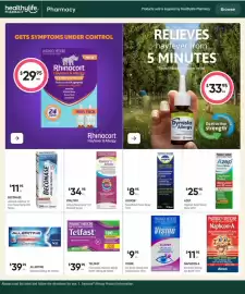 Healthy Life catalogue Page 11: Beconase Allergy & Hayfever 12 Hour Nasal Spray €11,95, Ryaltris Allergy Nasal Spray €34,95