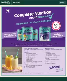 Healthy Life catalogue Page 20: AdVital Complete Nutrition