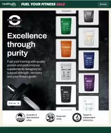 Healthy Life catalogue Page 7: healthylife. FUEL YOUR FITNESS SALE Pure-Product G Australia Excellence through purity Fuel