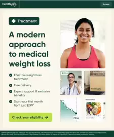 Healthy Life catalogue Page 9: healthylife. + Treatment A modern approach to medical weight loss Effective weight loss