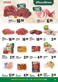 Volantino Gecop Pagina 9: Fusi di pollo €3,99, Trancio per tagliata con rosmarino €18,99
