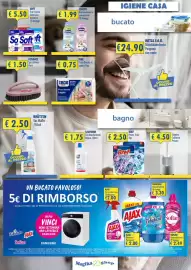 Volantino Magika Shop Pagina 5: Bref Power Activ €2,50, Soft Eco ricarica detersivo lavatrice €5,50